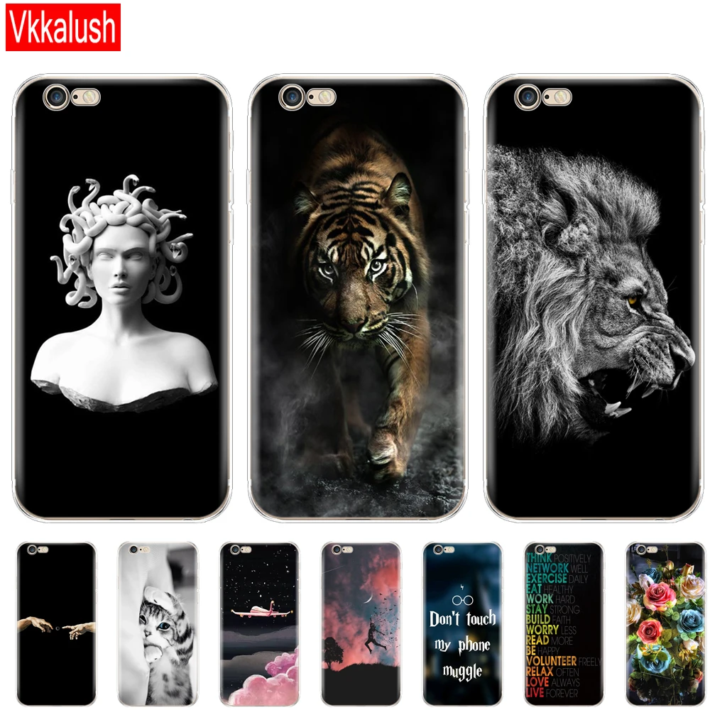Чехол для iphone 5s, 5 S, Se, 4 4S, чехол, мягкий, TPU, чехол для телефона, для Apple iphone 6S Plus, Fundas, Coque Etui, бампер, Забавный телефон