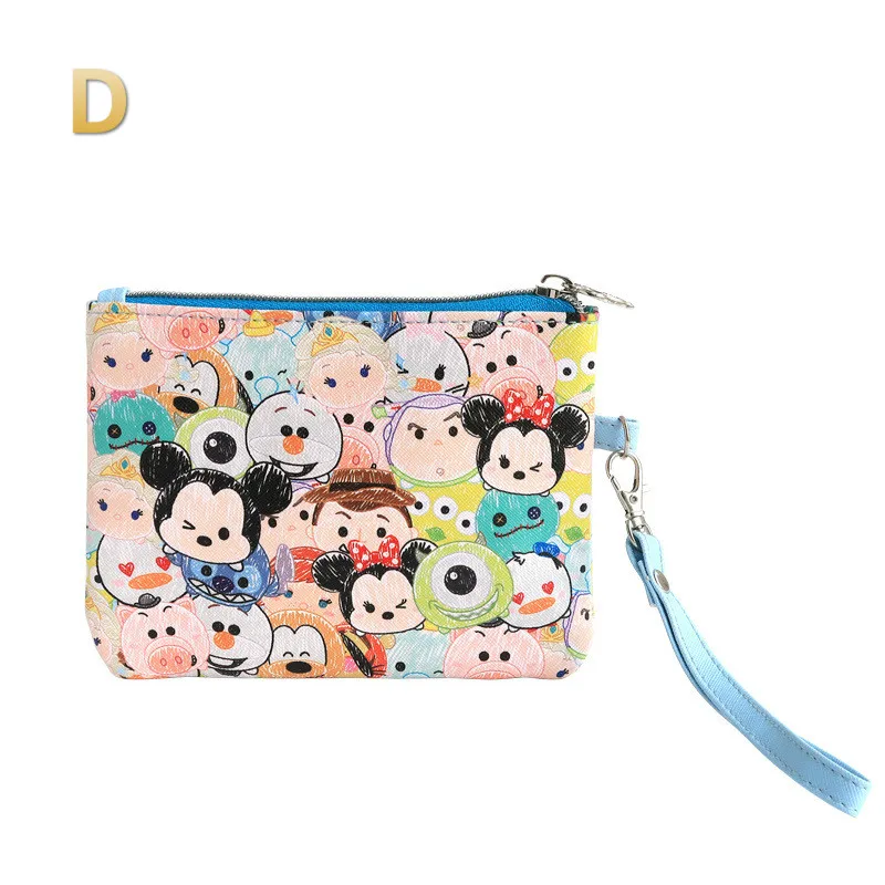 LS-D Горячие disney Минни Сумка Микки подгузник-Мумия сумка Для женщин косметический набор кошелек Baby Care дорожные сумки 6 шт подарок для девочек - Цвет: LS-D