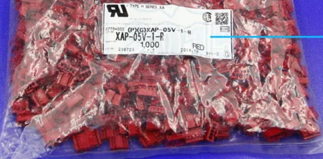 

XAP-05V-1-R RED COLOR Connectors terminals housings 100% new and Original parts