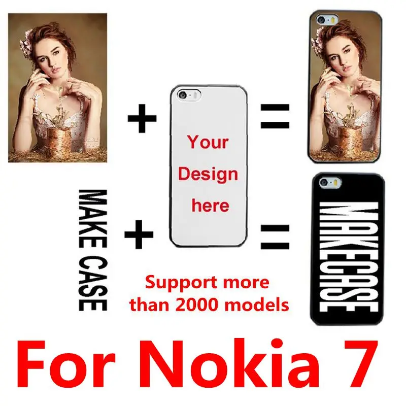 Чехол для Nokia 7 с персонализированным фото именем на заказ | Мобильные телефоны и