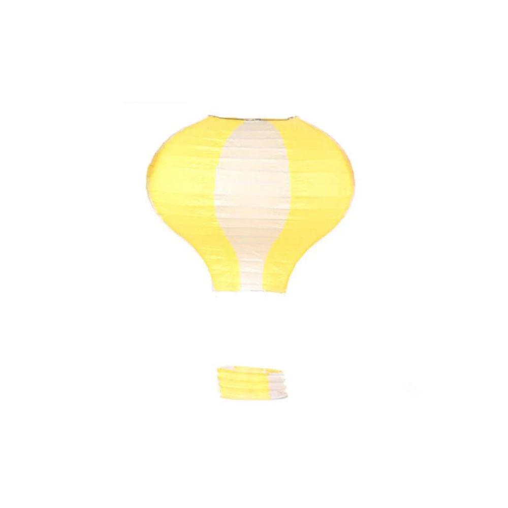 yellow white 25 см/30 см/40 см воздушный шар Радужный бумажный фонарь романтическое свадебное украшение I LOVE YOU подвесной бумажный фонарик вечерние diy deco - Цвет: yellow white