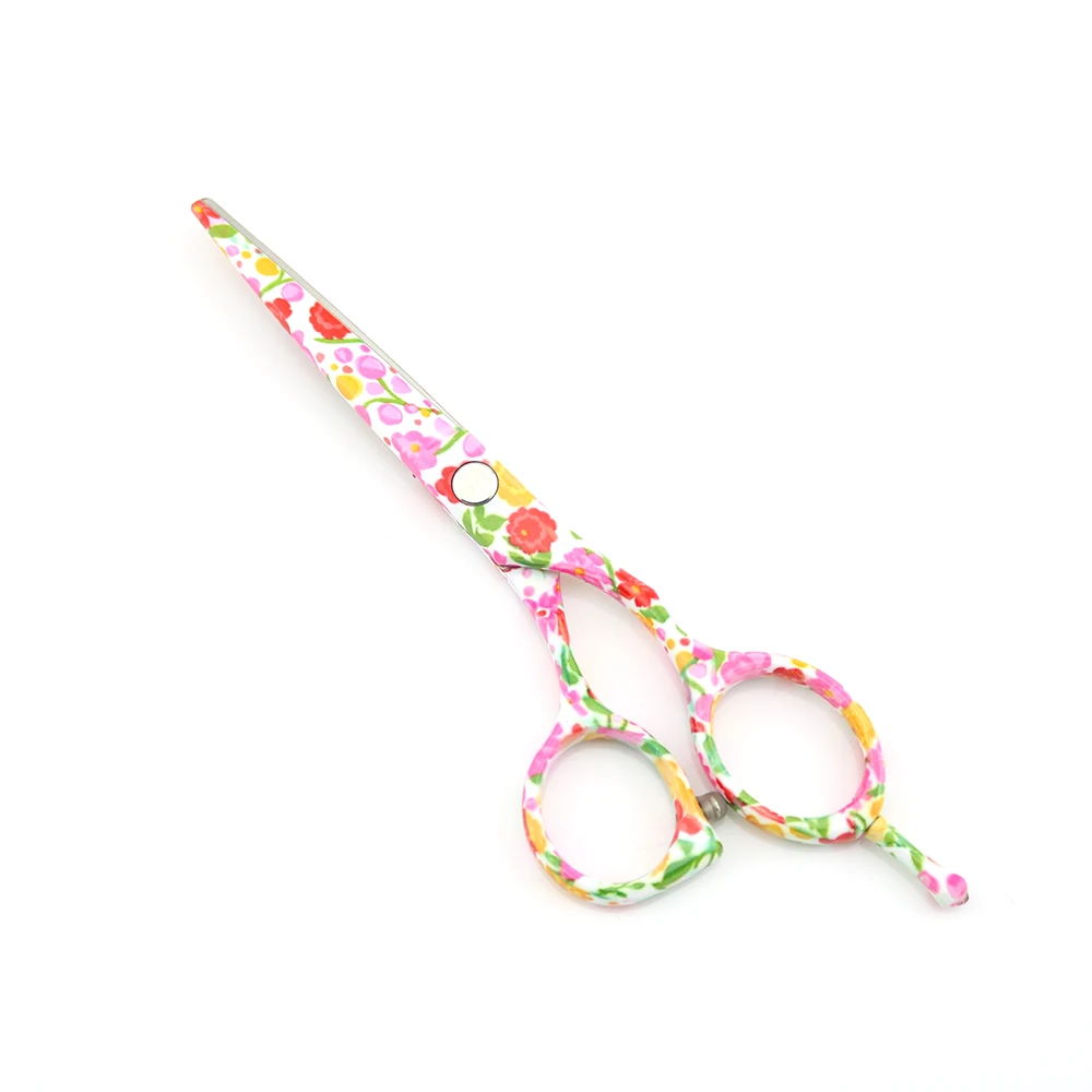 Ножницы для волос 5 дюймов ножницы стрижки Переводные воды печать Зебра-полоски