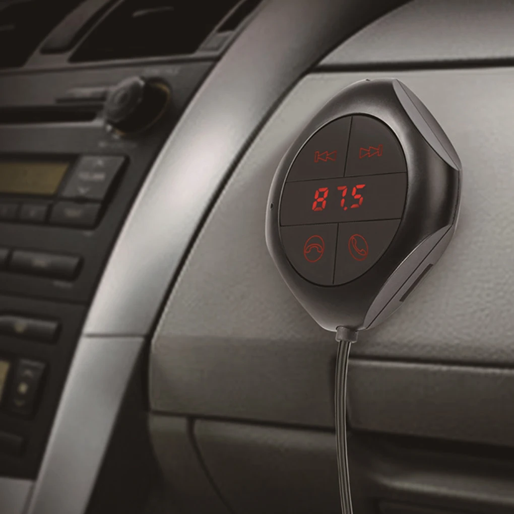 Автомобильный mp3-плеер FM-передатчик модулятор AUX-выход Bluetooth гарнитура для