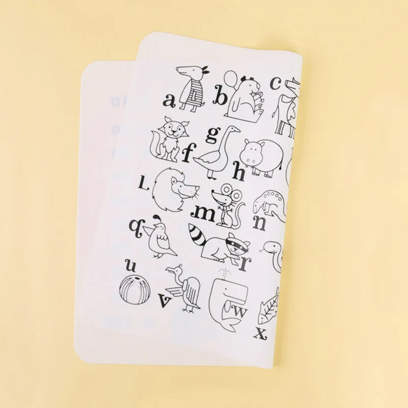 placemat Моющиеся цветные салфетки Детские Водонепроницаемые силиконовые столовые приборы игрушки для рисования для детей многоразовые Развивающие игрушки для рисования - Цвет: placemat