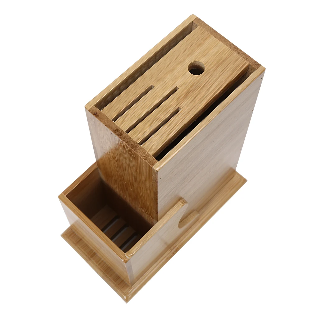 Многофункциональная бамбуковая подставка под ножи Бамбуковая стойка для