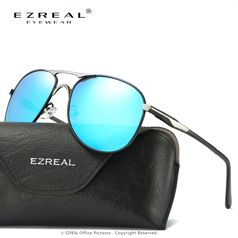 Модные поляризационные солнцезащитные очки EZREAL из алюминиево магниевого сплава