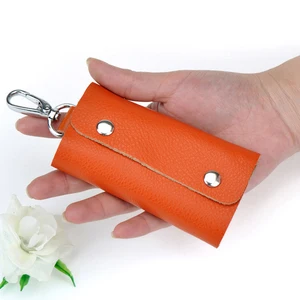 Модный чехол для ключей из натуральной воловьей кожи