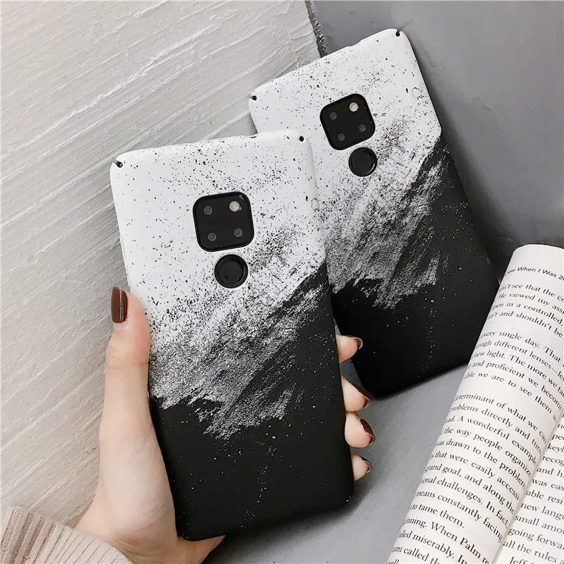 Художественный чехол для телефона с масляной росписью huawei P20 lite Жесткий Чехол Nova