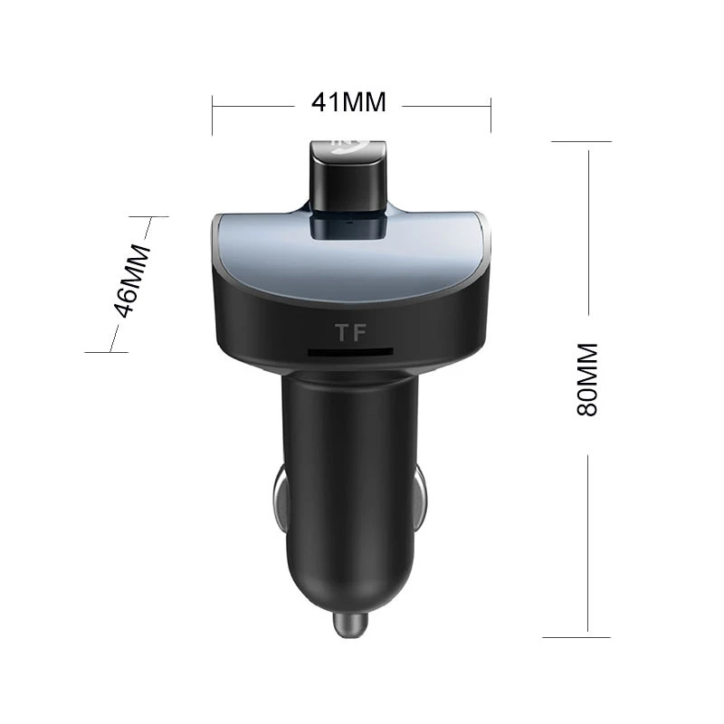 Маленький Bluetooth Автомобильный MP3-плеер музыкальный плеер с ЖК-дисплей Дисплей