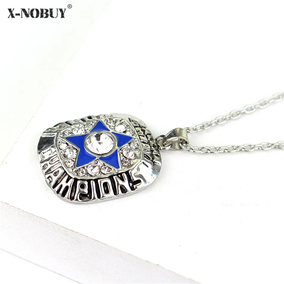 X NO купить Dallas Cowboys Команды Цепочки и ожерелья ювелирные изделия Спортивные Стиль