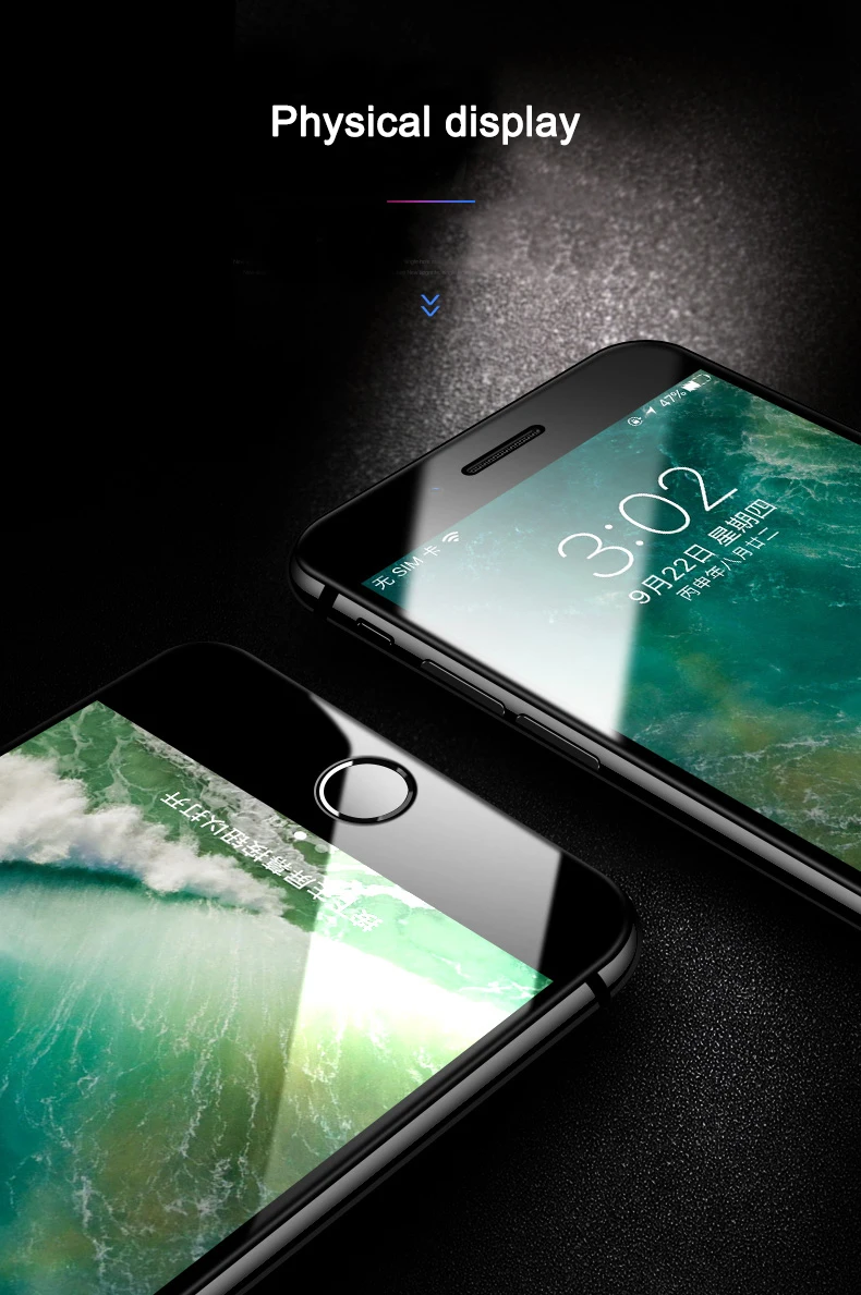 JOYCE 5D защита экрана iphone 7 8 закаленное стекло для iphone 6S plus 8Plus защитная пленка, стекло полное покрытие