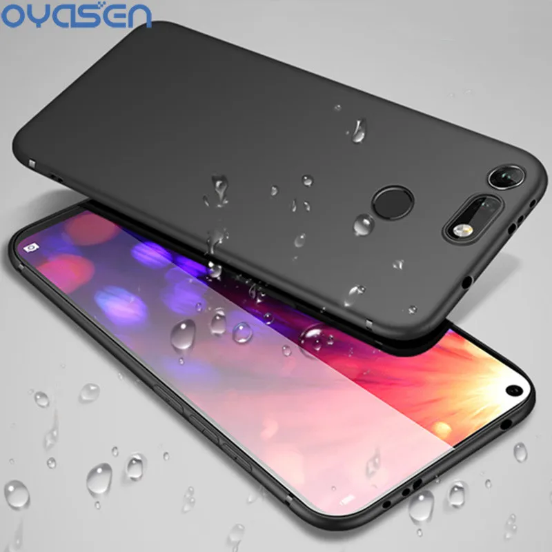 Ультра-тонкий матовый чехол для huawei Honor вид 20 6 4 ''силиконовый мягкий с полной