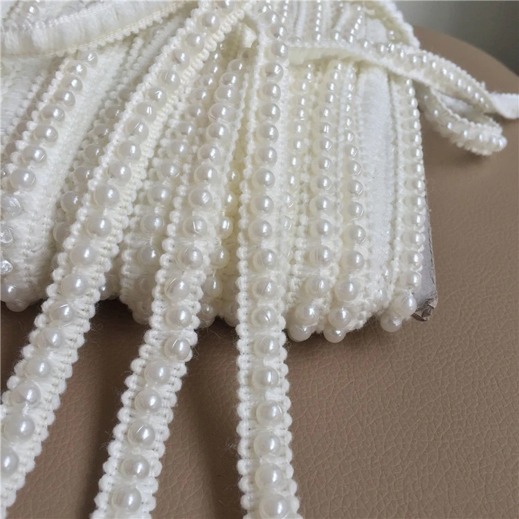 10 ярдов/партия бежевая кружевная отделка из бисера|lace fabric|beaded lace trimlace trim |