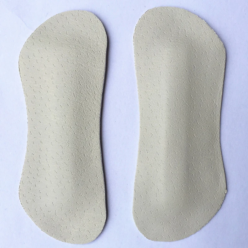 

2Pair=4pcs PU Leather Foot Heel Stick Gel Heeled Shoes Anti-friction Paste Increase Size Pad Feet Care