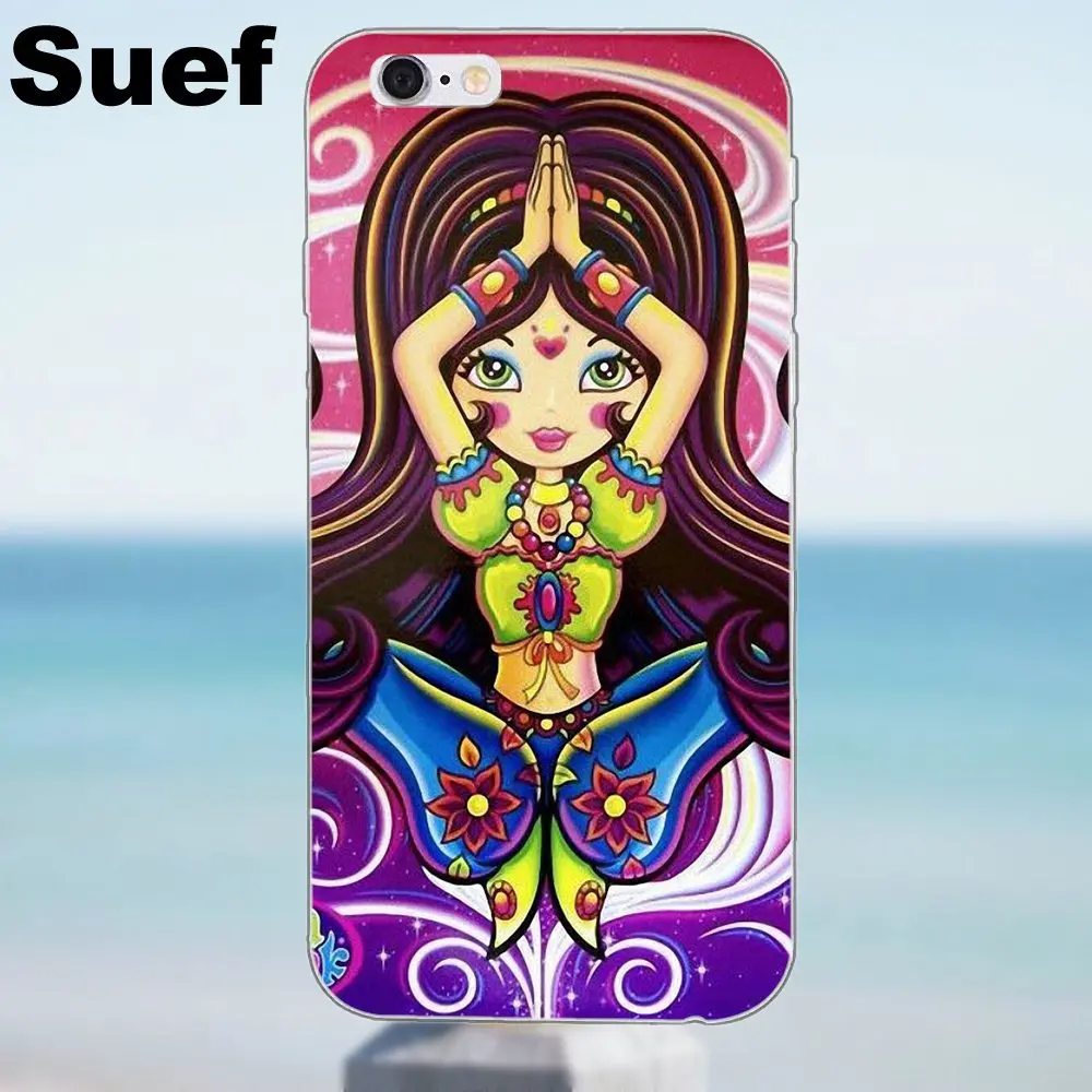 Suef Радужное вдохновляющее искусство Lisa Frank для iPhone X 4 4S 5 5S 5C SE 6 6S 7 8 Plus Galaxy A3 A5 J1 J3 J5 J7