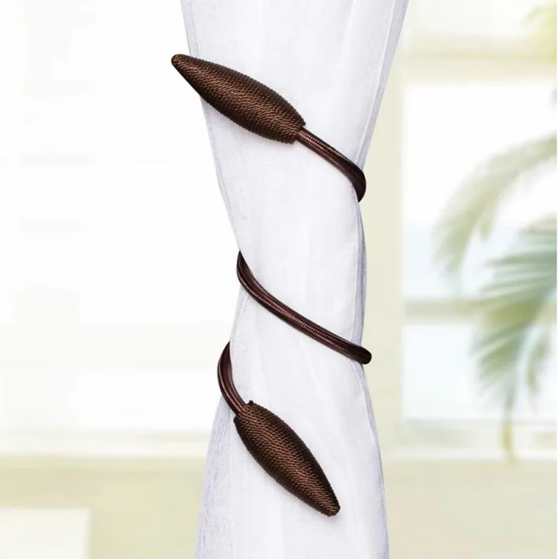 

Curtain Buckle Free installation European Style Curtain Strapped Twister Rope For Curtain Decoration