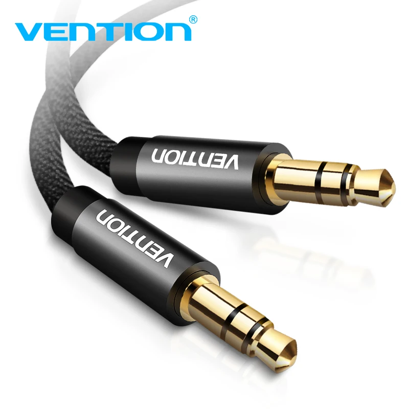 Аудиокабель Vention Jack 3 5 мм нейлоновая оплетка кабель AUX для автомобиля