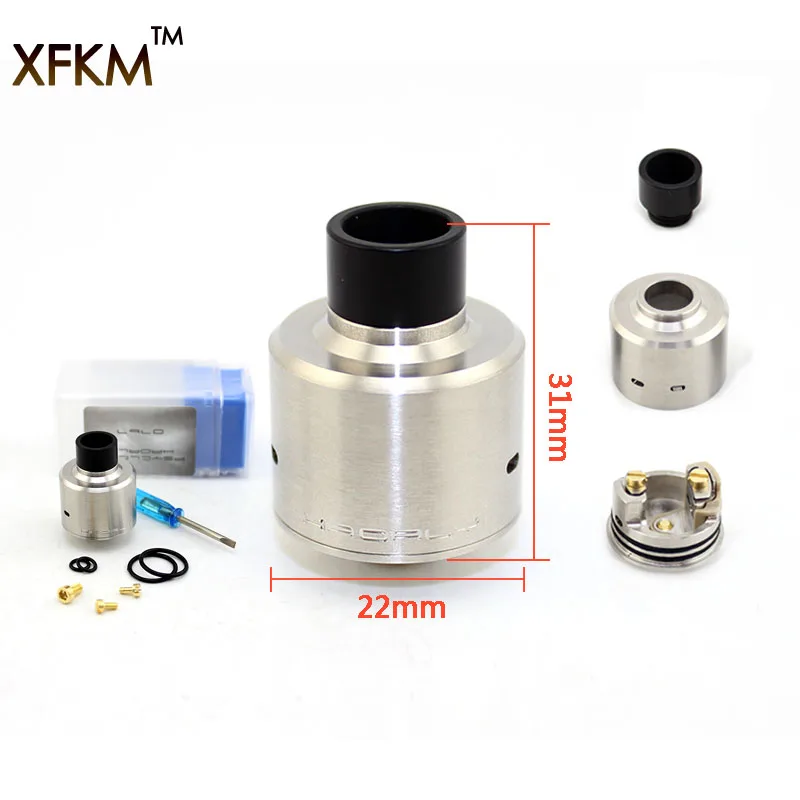 XFKM Hadaly RDA распылитель с 24 k позолоченным дном фидера pin SXK Новое поступление E Cig
