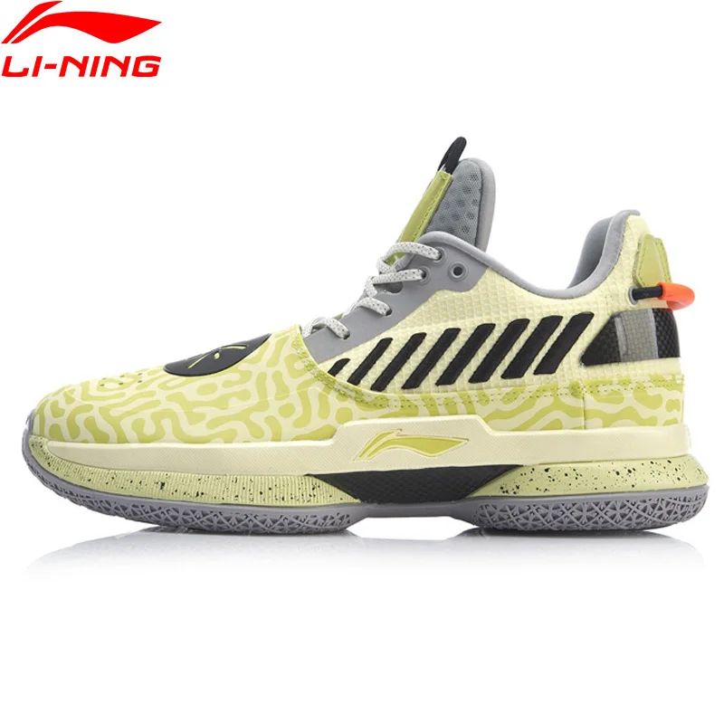 Li-Ning/Мужская обувь WOW 7, горчичный Уэйд, Баскетбольная обувь wow7, подкладка на подушке, облако, wayofwade 7, спортивная обувь, кроссовки ABAN079 XYL212