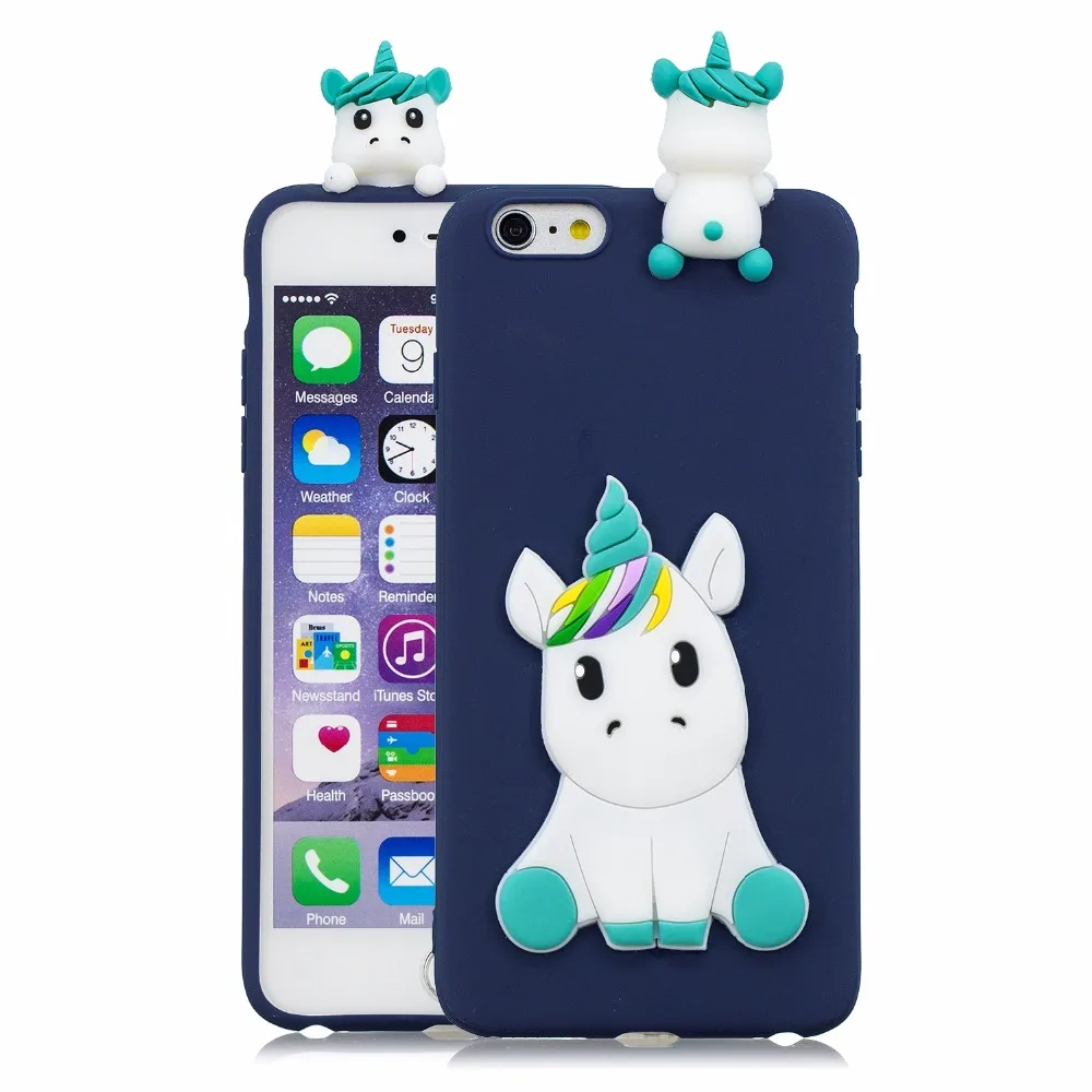 Мягкий силиконовый чехол для iPhone 5 5S SE 6 6s 7 8 Plus X XS XR 11 12 13 Pro Max Mini 3D - купить по