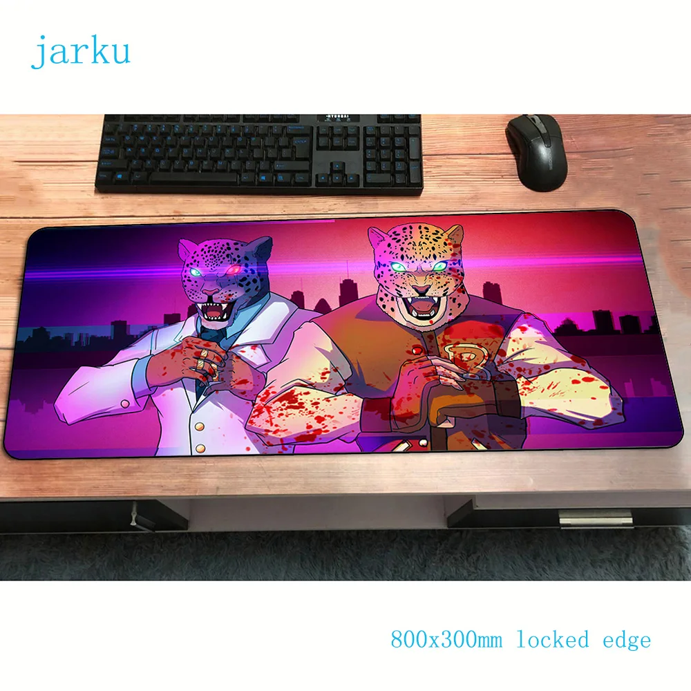 Hotline Майами коврик для мыши геймеров 3d 800x300x2 мм ноутбука игровой в подарок на