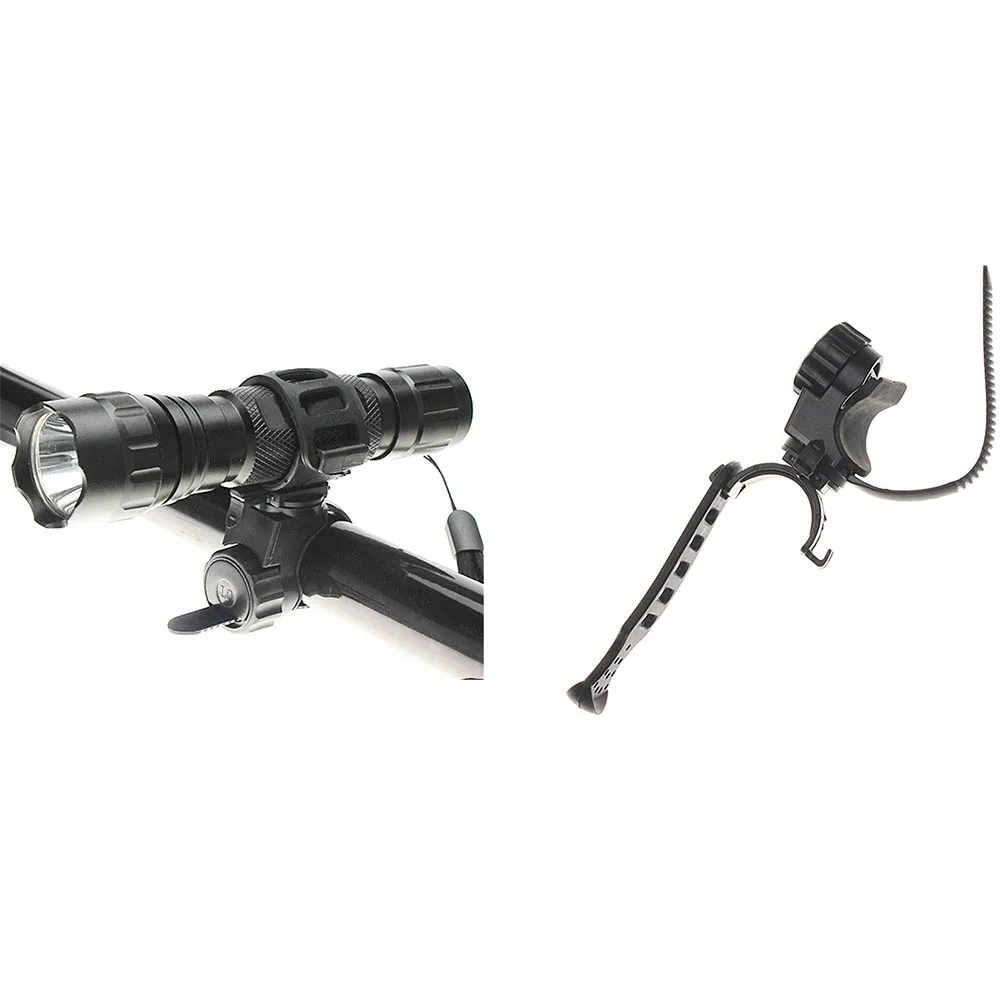 

360 Rotating Bicycle MTB Bicycle Flashlight Flashlight LED Head Light Rubber Clamp 20-45mm Diameter ZJ55