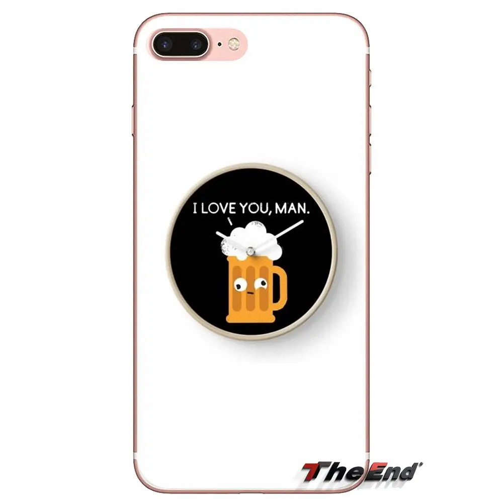 Для iPod Touch Apple iPhone 4 4S 5 5S SE 5C 6 6S 7 8 X XR XS Plus MAX Смешные спиртовые бочки мягкие