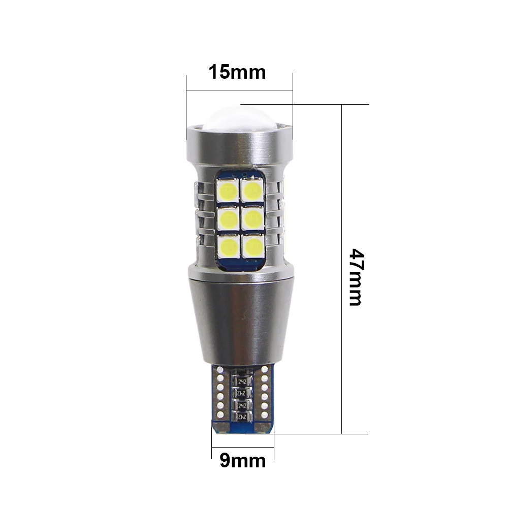 KEIN 2 шт. W16W светодиодный ные лампы T15 супер яркие 27SMD 3030 921 автомобильные огни