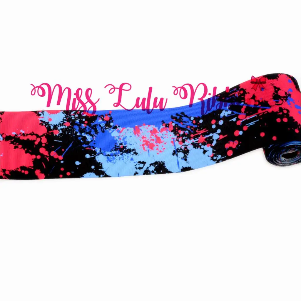 3 дюйма 75 мм серия градиентных цветов радужные полосы узоры в виде звезд и точек