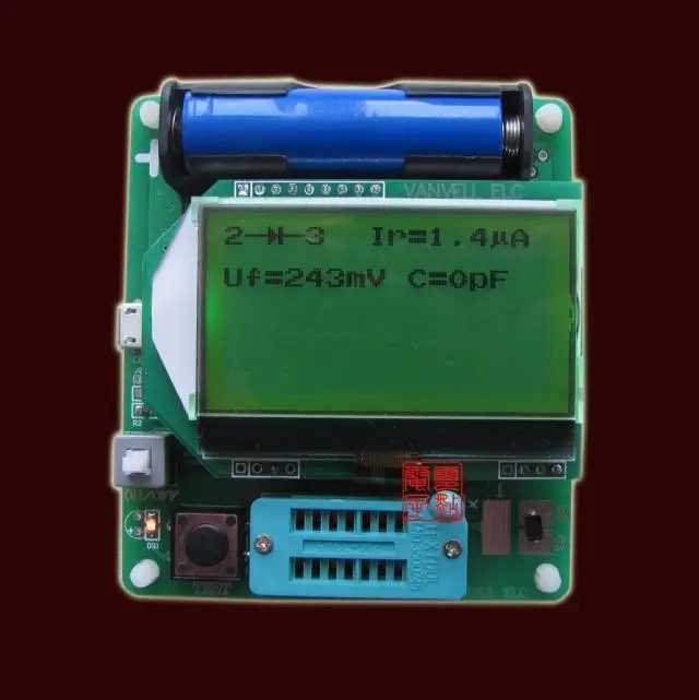 MG328 тестер транзистор LCR ESR измеритель с большим экраном 12864 LCD индукторный