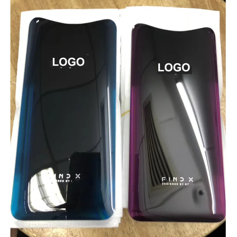 Стеклянный аккумулятор задняя крышка дверного корпуса для OPPO Find X задняя крышка батареи чехол для OPPO FindX замена корпуса 6,42"