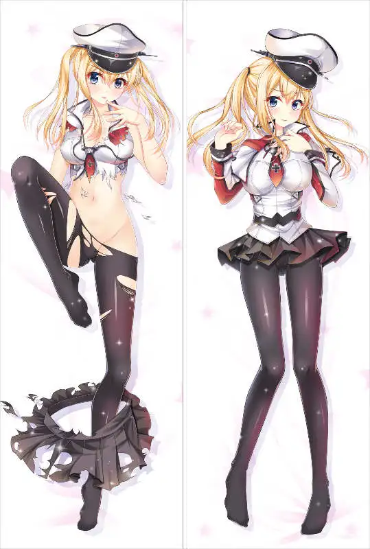 Kantai collection аниме персонажи сексуальная девушка Prinz Eugen & Bismarck наволочка для подушки