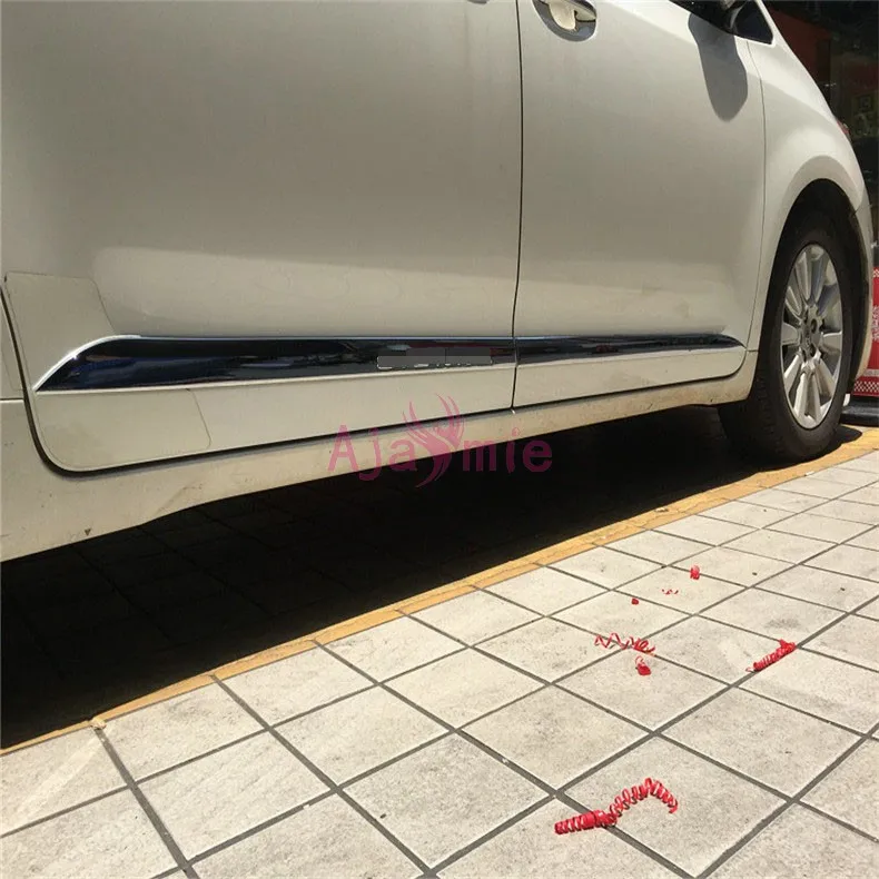 Хромированный автомобильный Стайлинг тела Боковая дверь формовочные комплекты