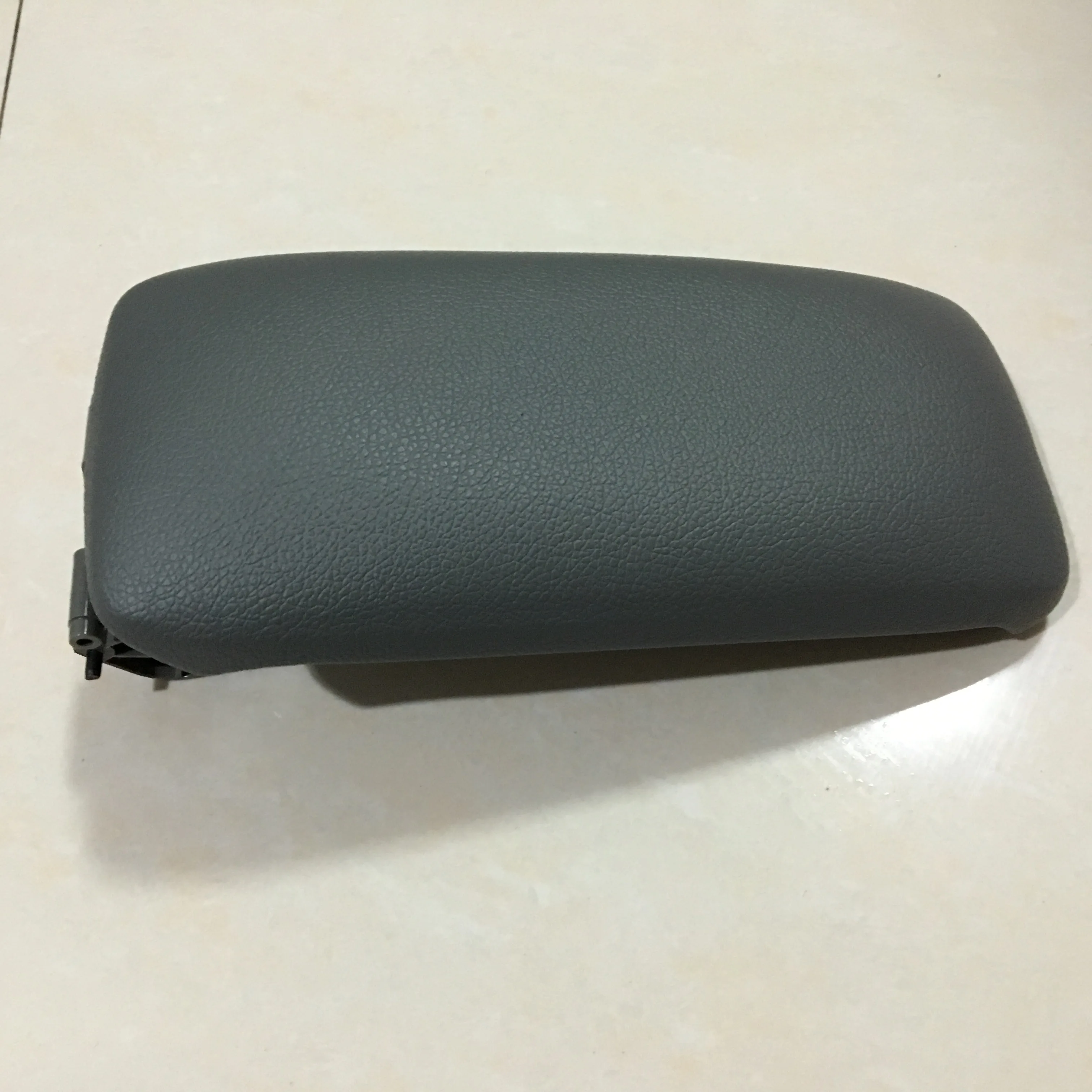 Черный серый автомобиль кожаный подлокотник центральной консоли крышка коробки