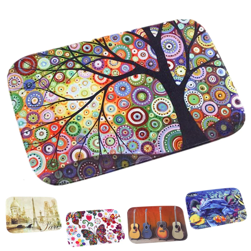 Ковер Гостиная кораллового цвета 1 предмет 40*60 см двери Кухня ковры из пены с