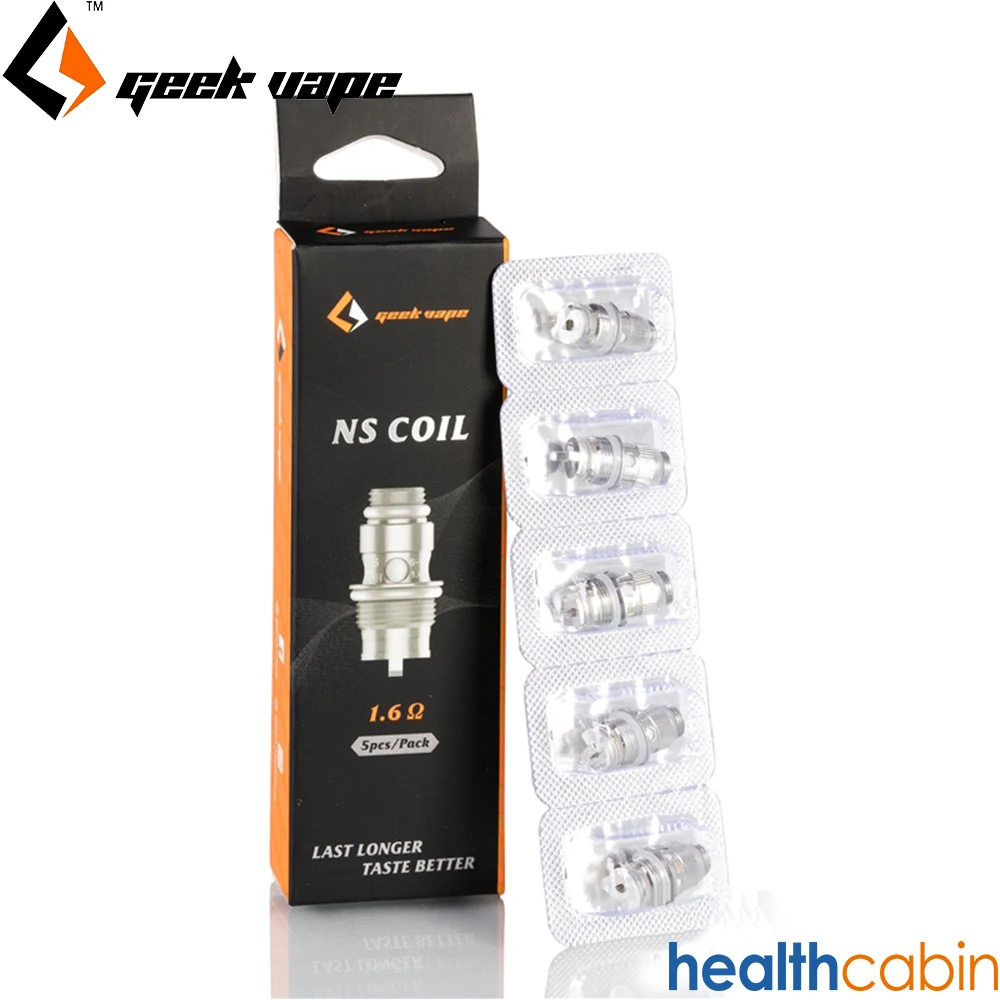 Geekvape NS Сменная Головка Катушки 1.6ohm 1.2ohm органический хлопок электронная сигарета