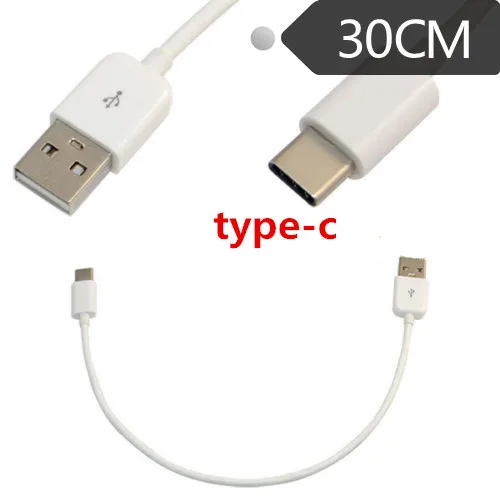 Шикарный черно белый USB 3 1 Type C папа к 2 0 A разъем кабеля для передачи данных 25 м| |