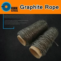 graphite rope carbon fiber braided cord for sealing thermal insulation high strength carbon fiber rope string line