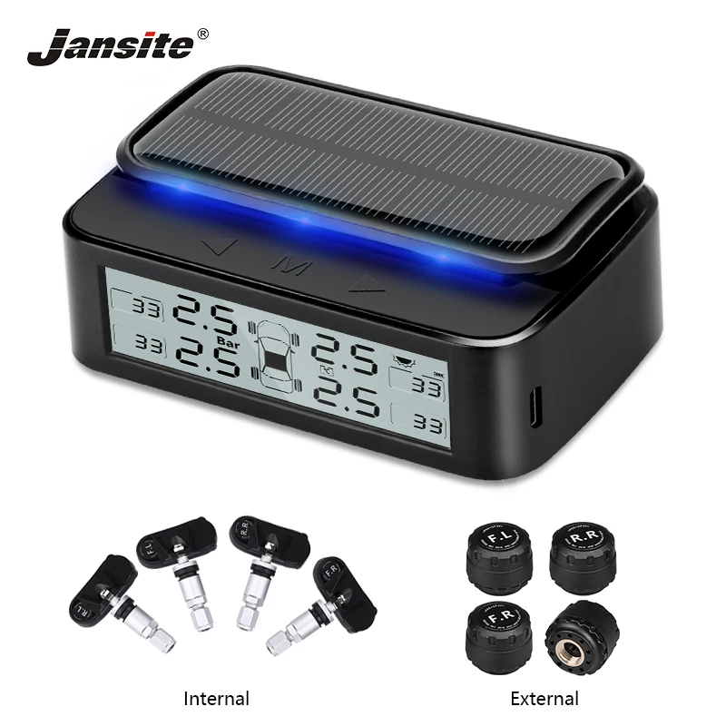 Jansite автомобильный TPMS беспроводной датчик давления в шинах монитор система