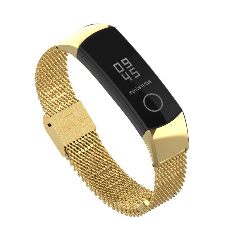 LEMFO Миланский металлический ремешок для huawei Honor Band 4 ремешок для часов браслет из нержавеющей стали смарт-Аксессуары