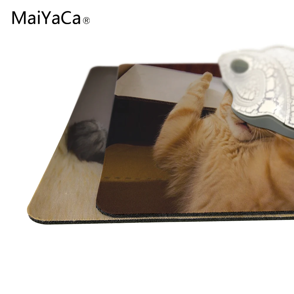 Игровой коврик для мыши MaiYaCa в виде пушистого кота 18*22 см и 25*29 | Компьютеры офис