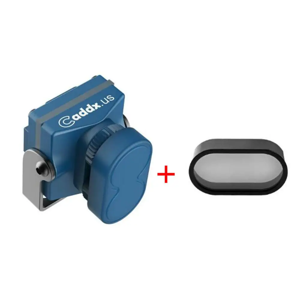 BlueCamera ND filter Caddx Tarsier 4K 30fps 1200TVL двойной объектив Супер WDR WiFi Мини FPV камера HD Запись DVR двойной аудио OSD для RC беспилотный самолет - Цвет: BlueCamera ND filter