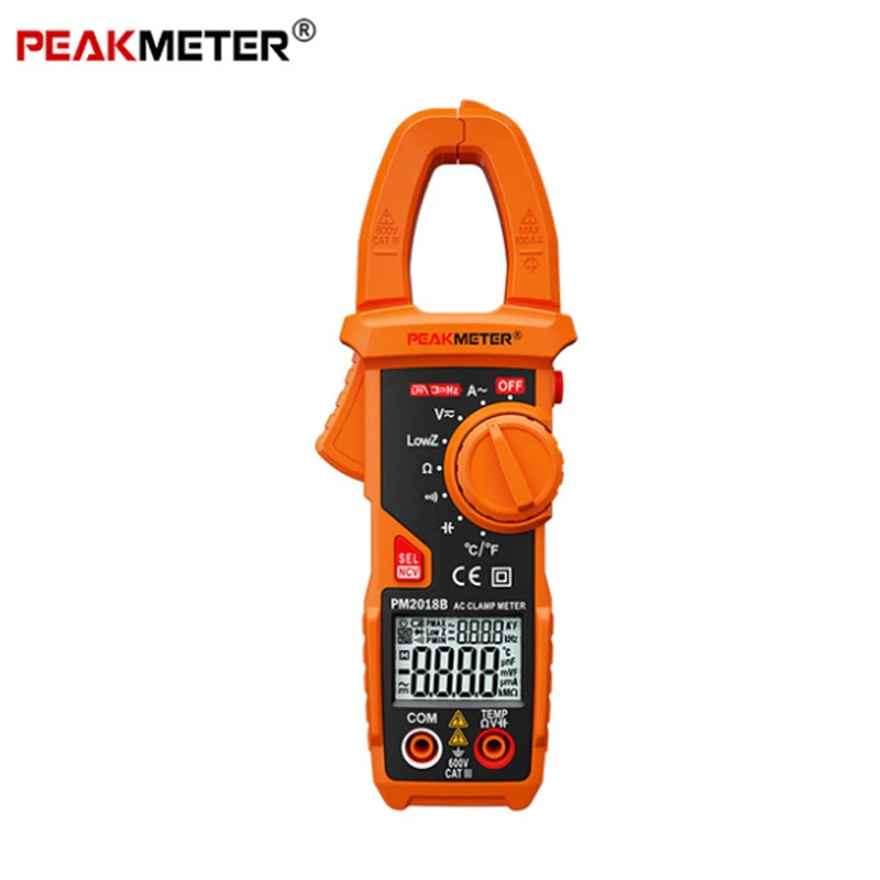 Цифровой мультиметр PEAKMETER PM2018A/B PM2018S Ручной ЖК 600 А инструмент для диагностики
