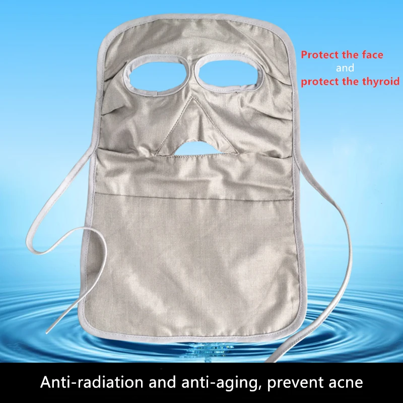 

Ajiacn Recommend electromagnetic radiation protection mask Protect the face and protect the thyroid EMF shielding long face mask
