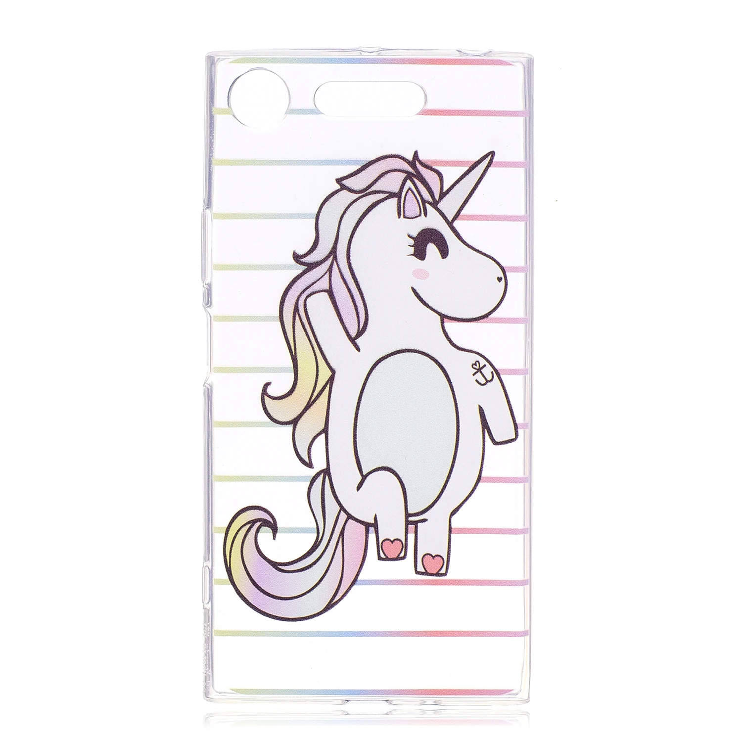 TPU Case For Sony Xperia XZ1 G8341 Cartoon Back Cover XZ 1/XZ 1/G8341 Soft Silicone Mobile Phone Shells paint cases |
