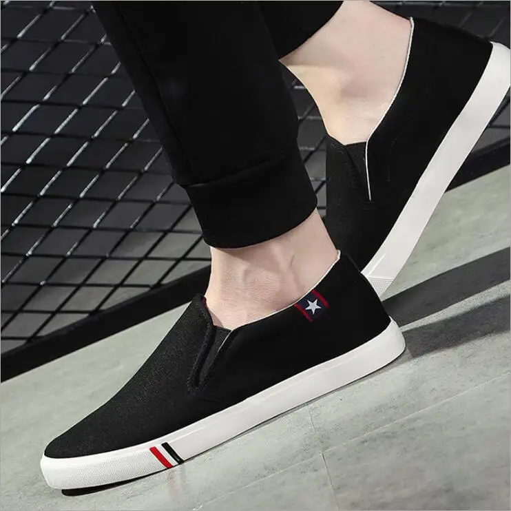 Men shoes 2018 Fashion New Brand Lace-up Canvas Shoes Breathable Casual For Male Flat | Обувь