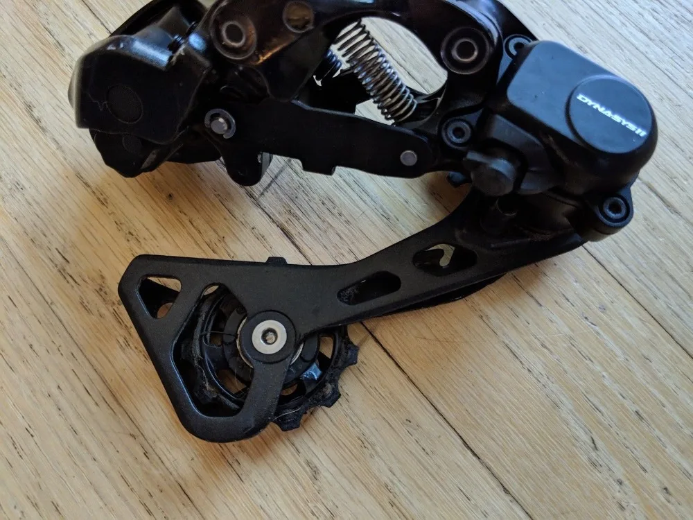 Оригинальный Shimano DEORE XT Di2 RD M8050 GS 11 скоростной теней плюс задний переключатель для