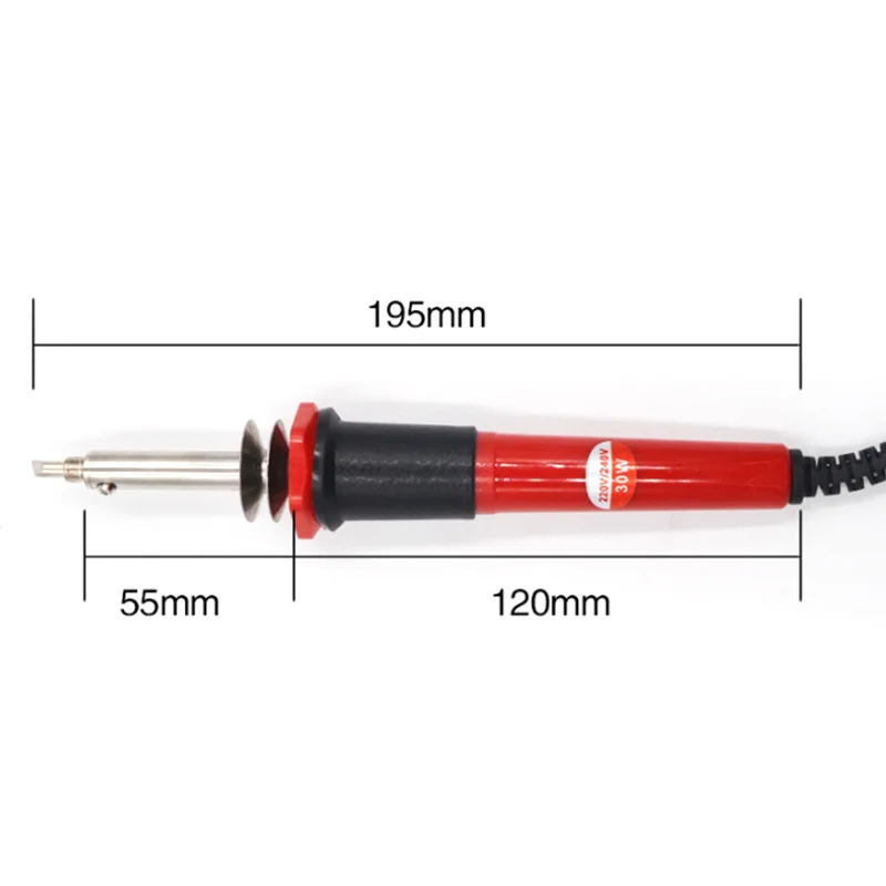 

7pcs Soldering Iron Adjustable Temperature Electric Solder Iron Rework Station Mini Handle Heat Pencil Welding Repair Tools UK