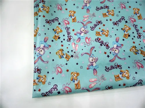 1 145*90 см Duffy stellalou Rabbit Bear Fiber Ткань водонепроницаемая ткань Оксфорд для лоскутов ПВХ DIY швейная скатерть сумка плащ - Цвет: 1