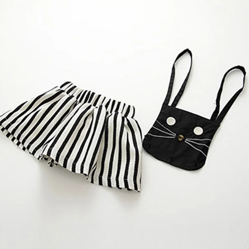 Free shipping Hot sale clothes child clothing Casual baby girl cat Summer autumn dress dresses Korean | Детская одежда и обувь